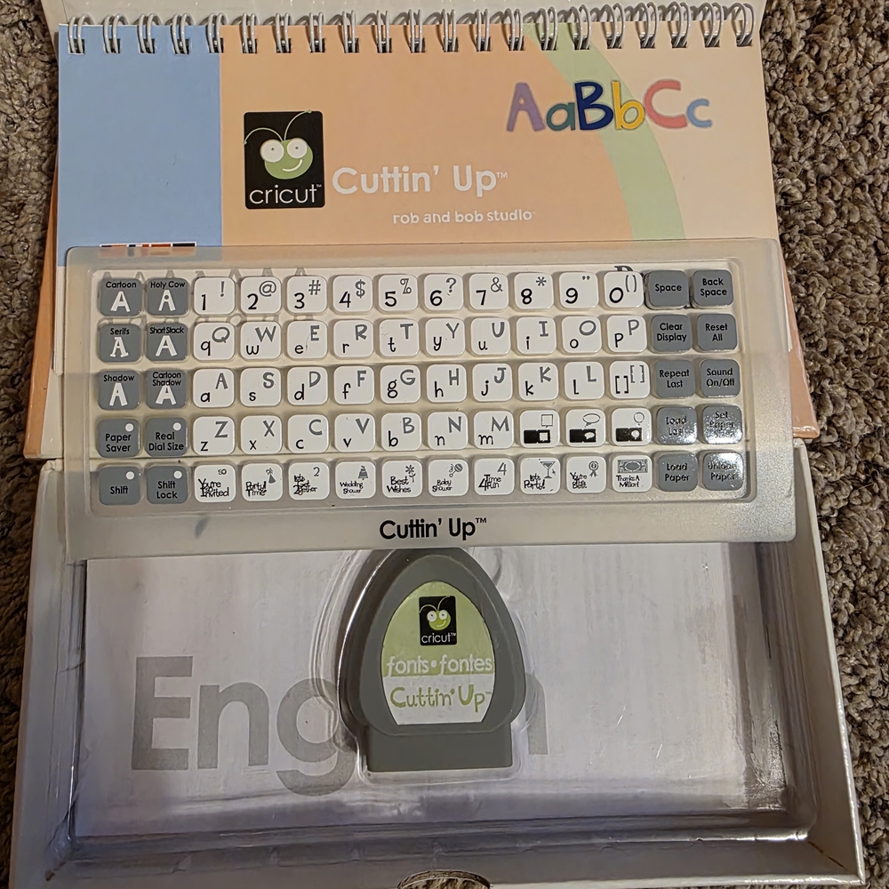 Cricut Cuttin' Up Alphabet Die-Cut Set - Multicolor ABC - Picture 2 of 3